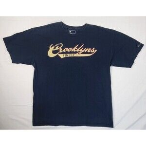 Vtg Y2K Rocawear Shirt Mens XL Blue Crewneck Crooklyns Finest Hip Hop Streetwear